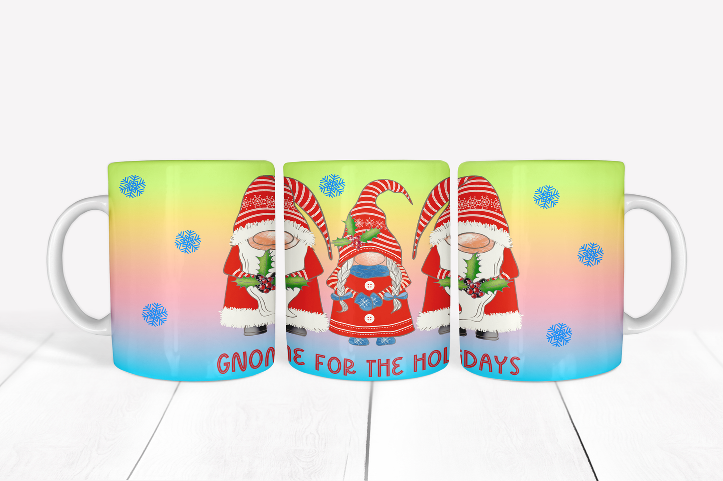 Gnome for the Holidays-Multicolor Mug