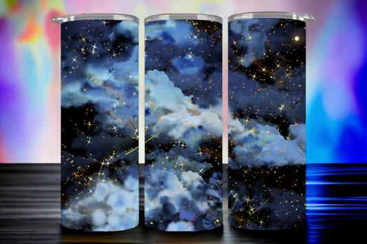 Night Sky with Stars Tumbler