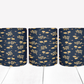 Gold Christmas Berries on Black Mug