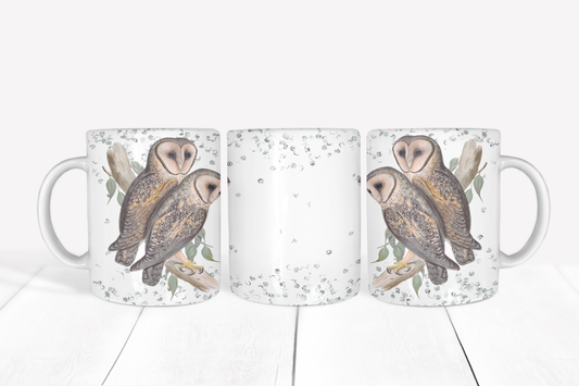 Marked Barn Owl Mug