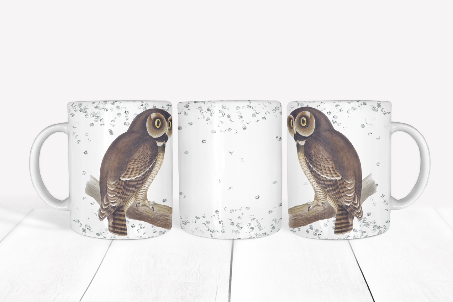 Nepal Brown Wood Owl Mug