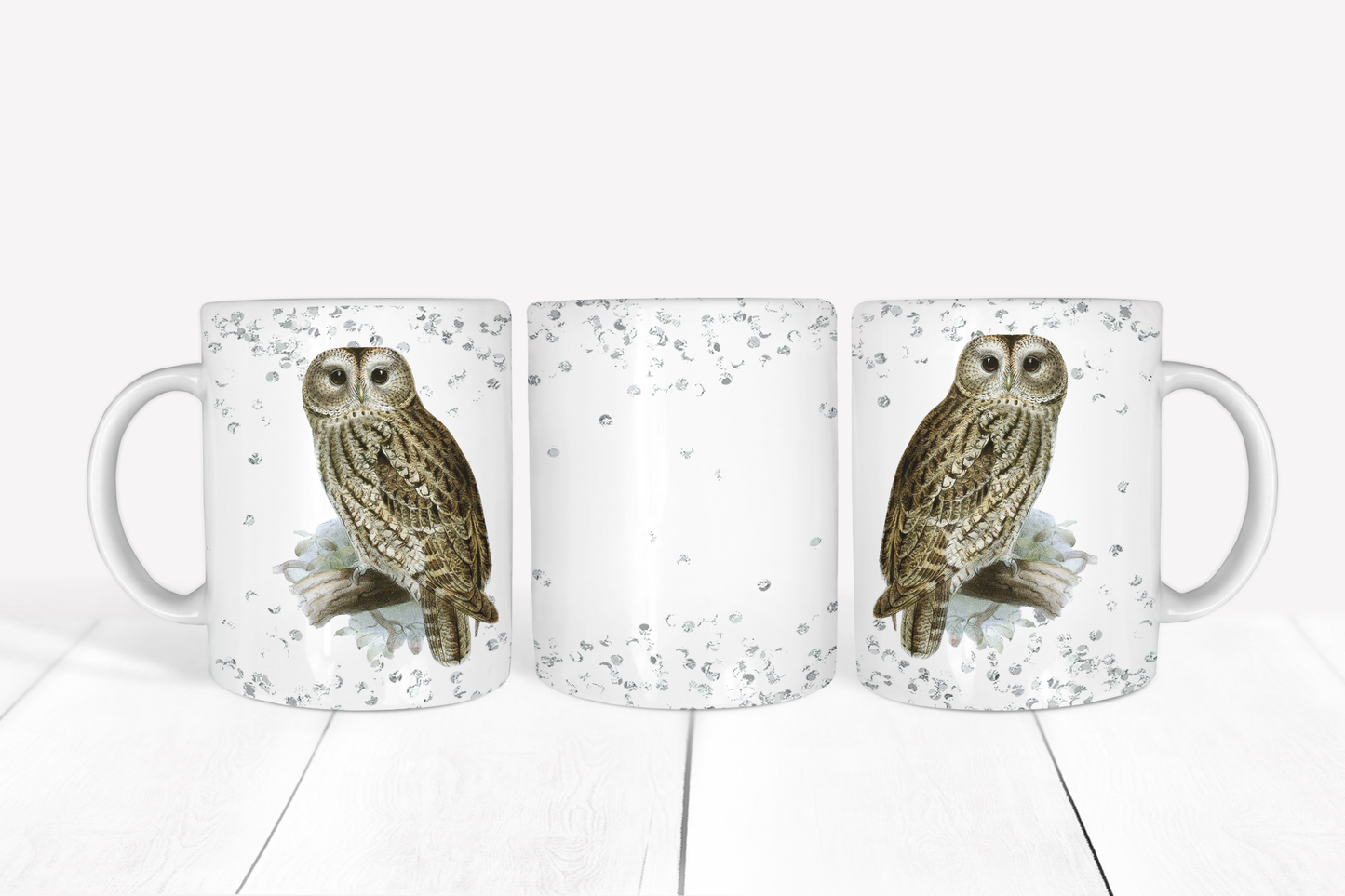 Scully's Wood Owl Mug