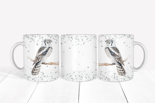 White Canada Owl Mug